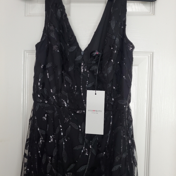 Ever Pretty Black Sequin Evening Dress Formal Semi-formal Gown SZ:4 -  threedaughtersproperties.com
